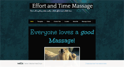 Desktop Screenshot of effortandtimemassage.com